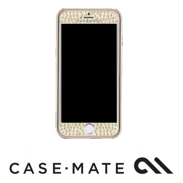 Case-Mate Guilded Glass Screen Guard suits iPhone 7 Plus Champagne
